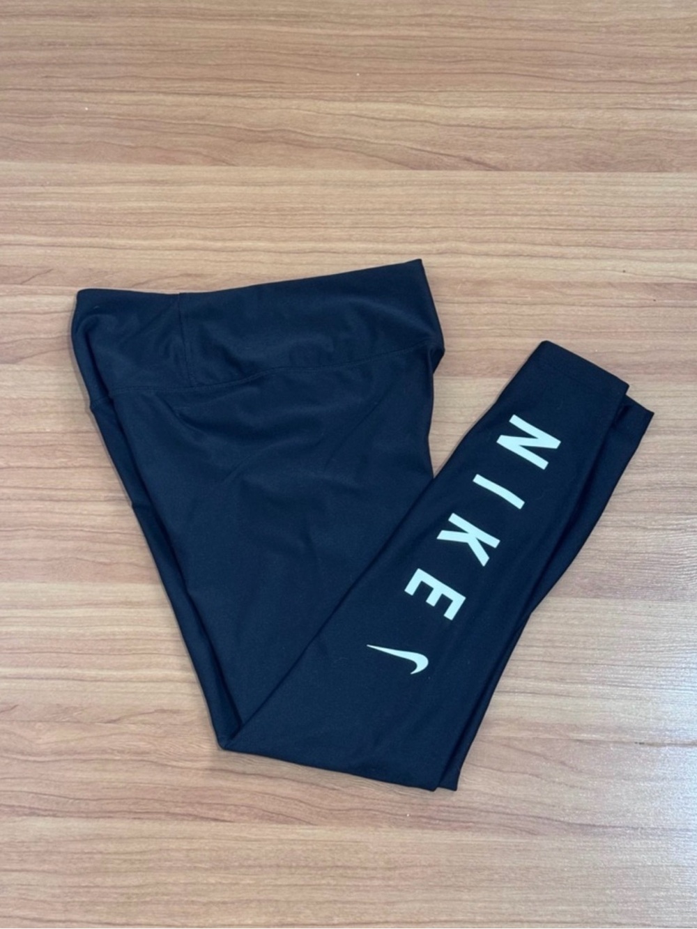 Nike Dri-FIT High Waisted Logo Leggings Black Size Small